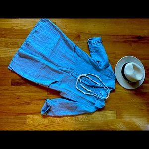 100% Linene 3/4 Sleeve Dress - Perfect for vacation, the beach